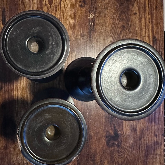 Target Dark Brown Candle Holders - Picture 5 of 6